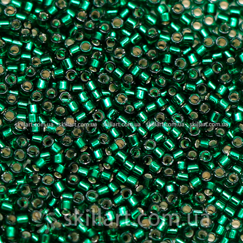 Бисер DB-148 Miyuki Delica Beads 11/0 (блестящий, зеленый)